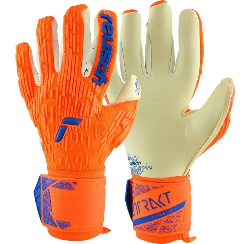 Перчатки вратаря Reusch Attrakt Gold X Темно-оранжевый взрослых