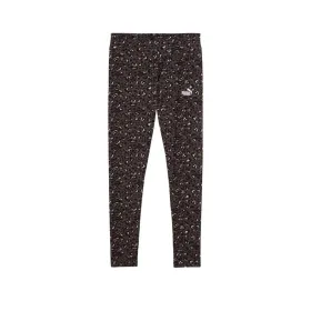 Long Sports Trousers Puma Essentials Graphic Animal A Black Lady