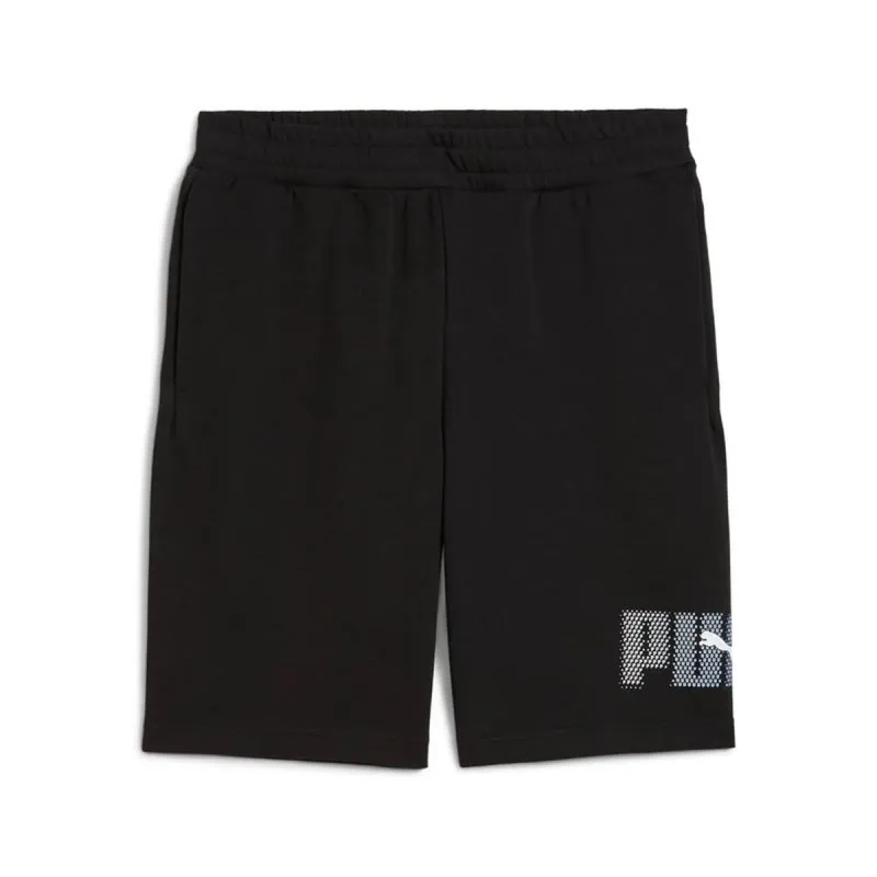 Meeste Lühikesed Spordipüksid Puma Essentials Logo Lab Must