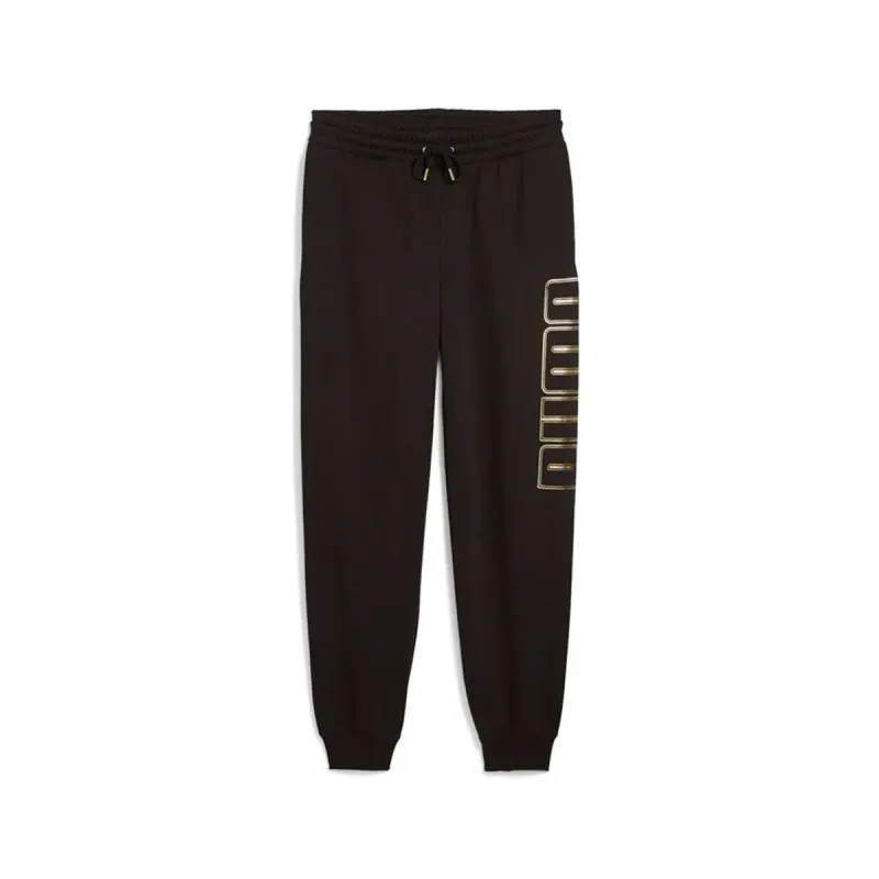 Pitkät urheiluhousut Puma Maximal Metallic Swe Musta Miehet