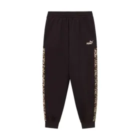 Garās sporta bikses Puma Ess Graphic Animal Melns Dāma