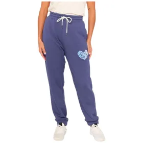 Garās sporta bikses Rip Curl Heart Fleece Trackpant Zils Dāma