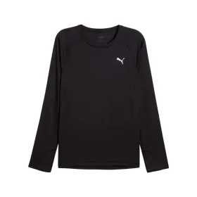 Футболка с длинным рукавом мужская Puma M Run Velocity Long Чёрный
