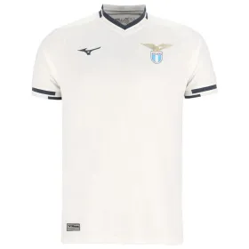 Sportiniai marškinėliai su trumpomis rankovėmis, vyriški Mizuno Lazio Away Balta