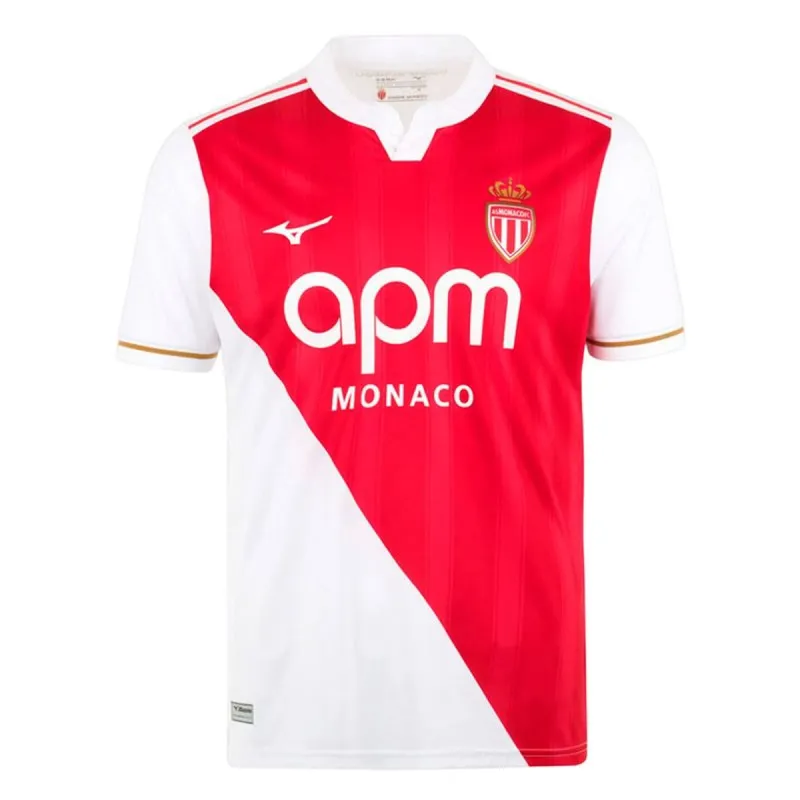 Vīriešu Īsroku Futbola Krekls Mizuno Monaco Home