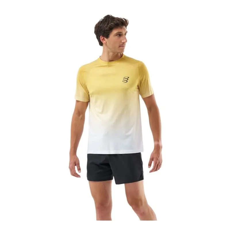 Футболка с коротким рукавом мужская Compressport Performance Жёлтый
