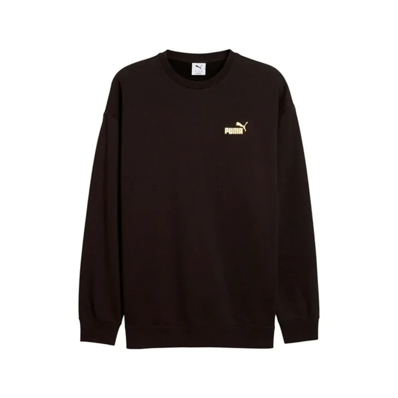 Miesten huputon collegepaita Puma Maximal Metallic Relaxed Musta