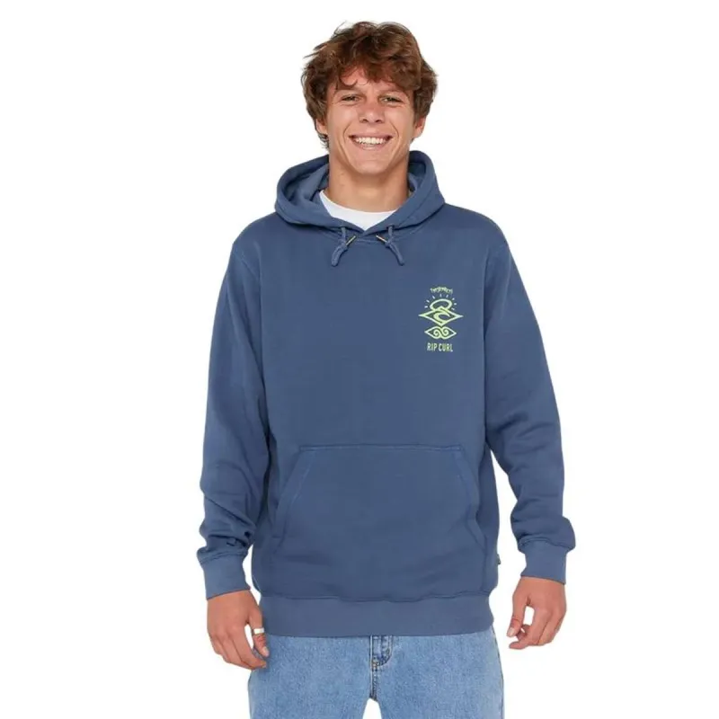 Vīriešu Sporta Krekls ar Kapuci Rip Curl Search Icon Hood Zils