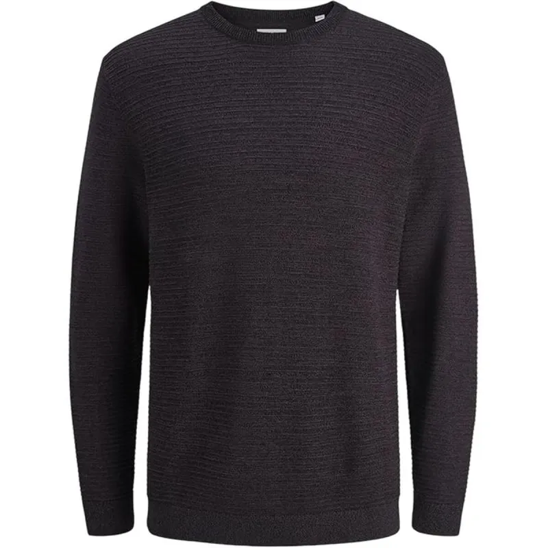 Vīriešu Sporta Krekls bez Kapuča Jack & Jones Jjotto Knit Crew Neck Melns