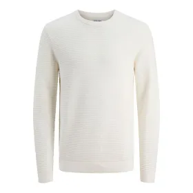 Vyriškas džemperis be gobtuvo Jack & Jones Jjotto Knit Crew Neck Balta