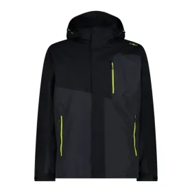 Vyriška sportinė striukė Campagnolo Man Zip Detachable Inn Juoda