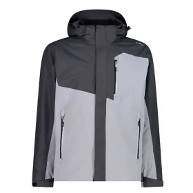 Vyriška sportinė striukė Campagnolo CMP Man Zip Detachable Inn Pilka