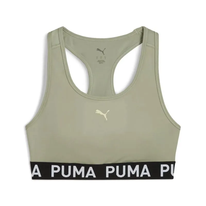 Sporta Krūšturis Puma 4Keeps Elastic Olīvas