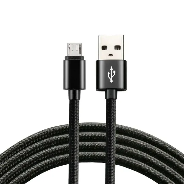 USB Cable to micro USB EverActive CBB-1MB Black 1 m