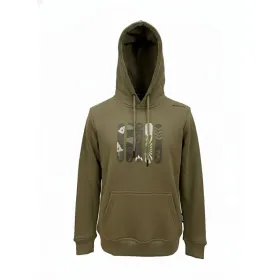 Толстовка с капюшоном мужская Joluvi Cotton Snowboard Милитари