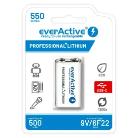 Laetavad Akud EverActive EVHR22-550C 9 V