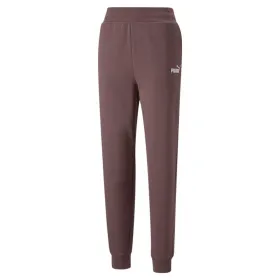 Garās sporta bikses Puma ESS+ Embroidery High-W Brūns Dāma