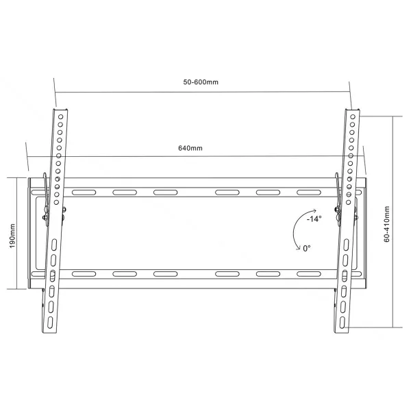 TV Statīvs MacLean MC-605 32" 70" 55 kg