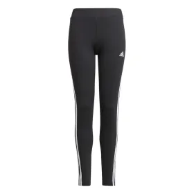 Sports Leggings for Children Adidas Design 2 Move 3 Bandas Black
