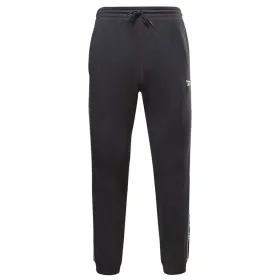 Long Sports Trousers Reebok Ri Tape Jogger Black Men