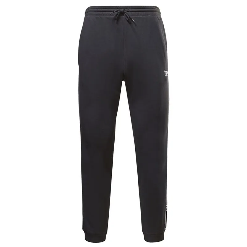 Pitkät urheiluhousut Reebok Ri Tape Jogger Musta Miehet