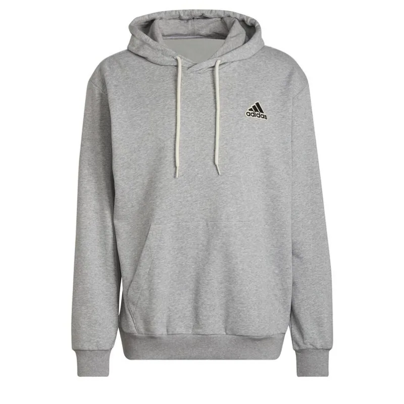 Miesten huppari Adidas Essentials Feelcomfy M Vaaleanharmaa