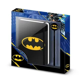 Päiväkirja tarvikkeineen Batman Musta 22,4 X 2,2 X 23,2 cm