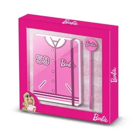Päiväkirja tarvikkeineen Barbie Pinkki 22,4 X 2,2 X 23,2 cm
