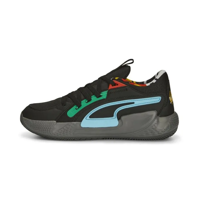 Lasten koripallokengät Puma Court Rider Chaos Musta