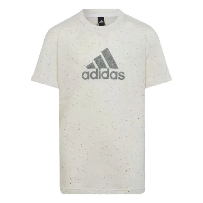 Child's Short Sleeve T-Shirt Adidas IC0107 White