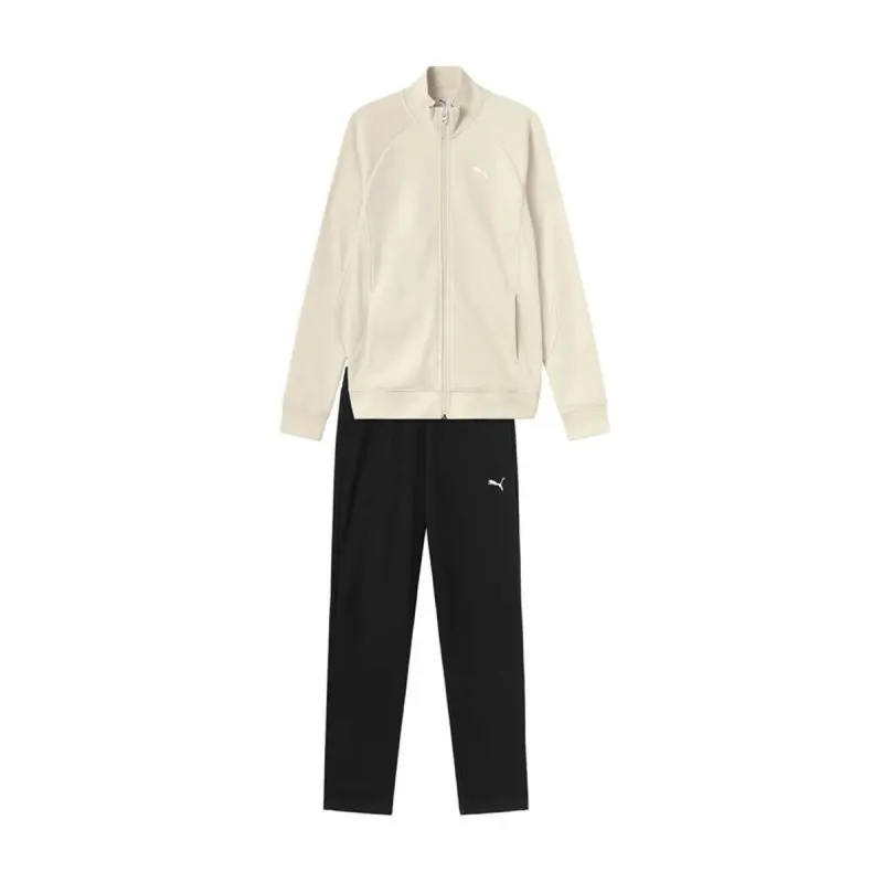 Women's Tracksuit Puma Straight Leg Sweat S White Black