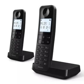 Langaton puhelin Philips D2702 DUO Musta 2 osaa