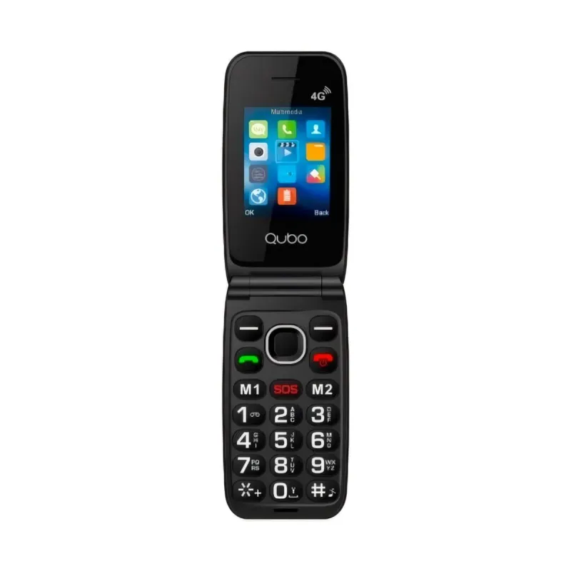 Mobile telephone for older adults Qubo NEO 2 2.4" Black
