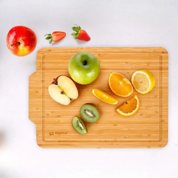 Alpina - Bamboo Wood Chopping Board 36x26 cm