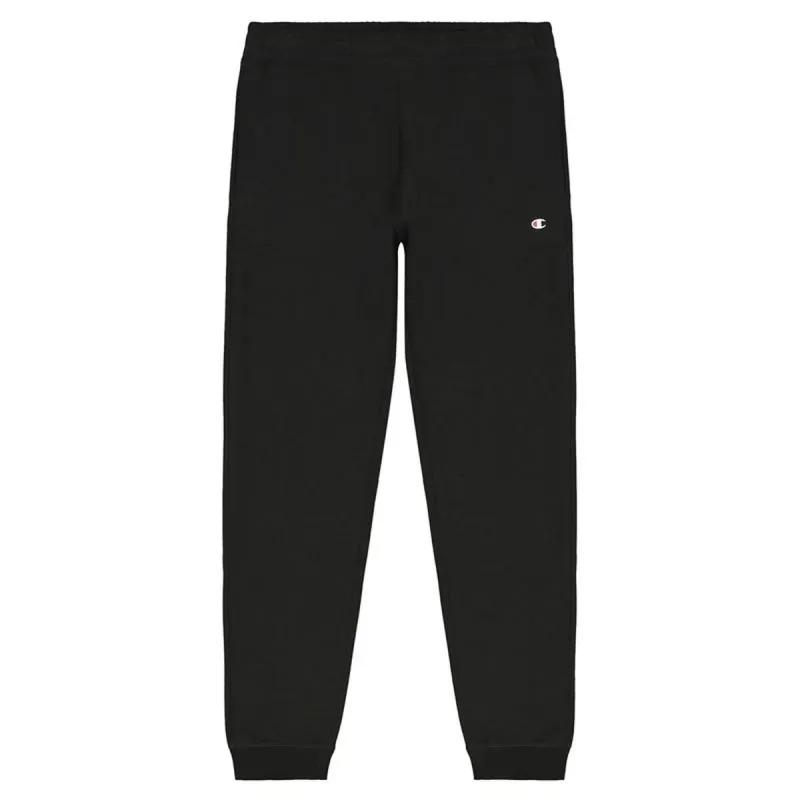 Long Sports Trousers Champion Rib Cuff M Black Men