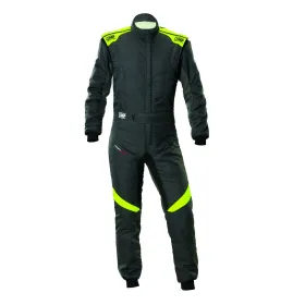 Racing jumpsuit OMP FIRST EVO MY2025 60 Anthracite Yellow/Black