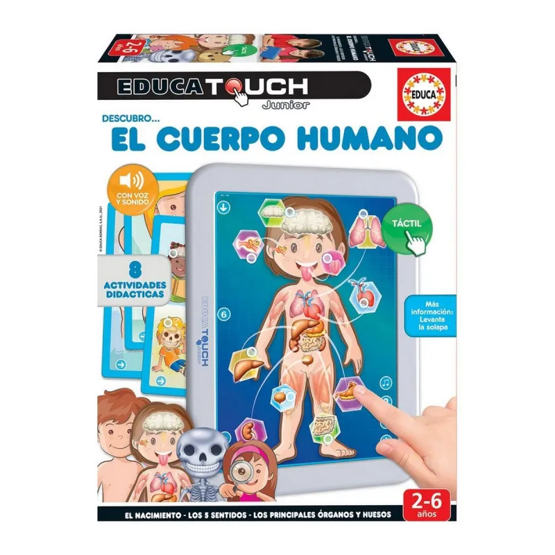 Interaktīvā Planšete Bērniem Educa Educa Touch Junior: El Cuerpo Humano