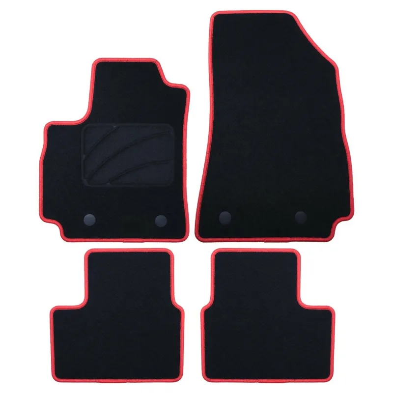 Car Floor Mat Set OCC Motorsport OCCRT0055RD Renault Arkana (2021) 5 Pieces
