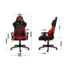 Žaidimų kėdė Huzaro Hz-Force 6.2 Red Mesh Raudona