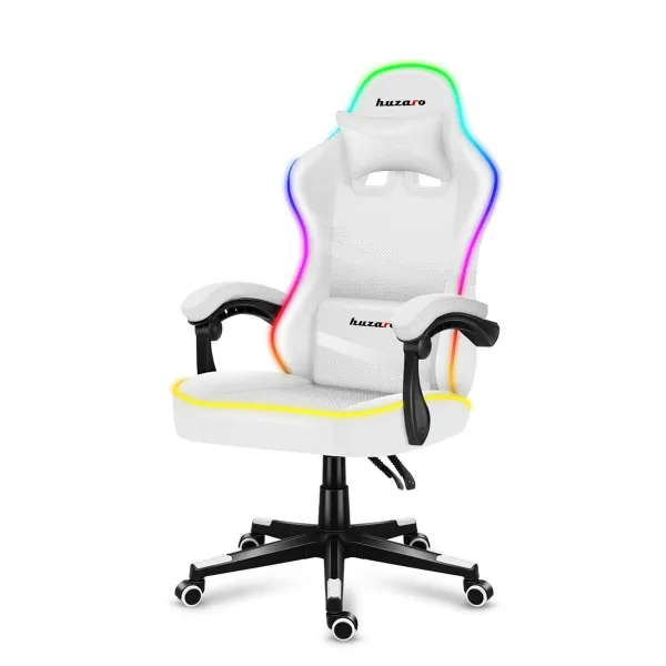 Žaidimų kėdė Huzaro Force 4.4 RGB Balta