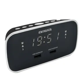 Радио с будильником Aiwa CRU19BK Чёрный