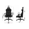 Spēļu Krēsls Huzaro HZ-Force 7.6 Black Melns
