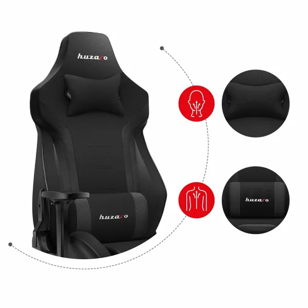Spēļu Krēsls Huzaro HZ-Force 7.6 Black Melns