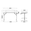Rašomasis stalas Gaming Huzaro HZ-Hero 2.6 White Balta