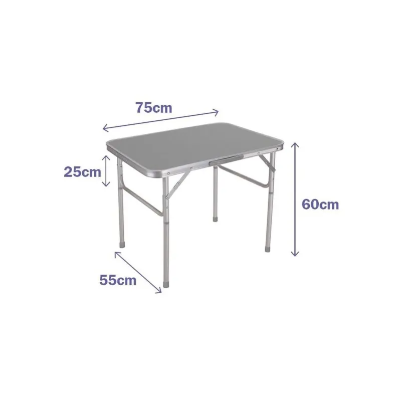 Folding Table Marbueno Grey 75 x 60 x 55 cm