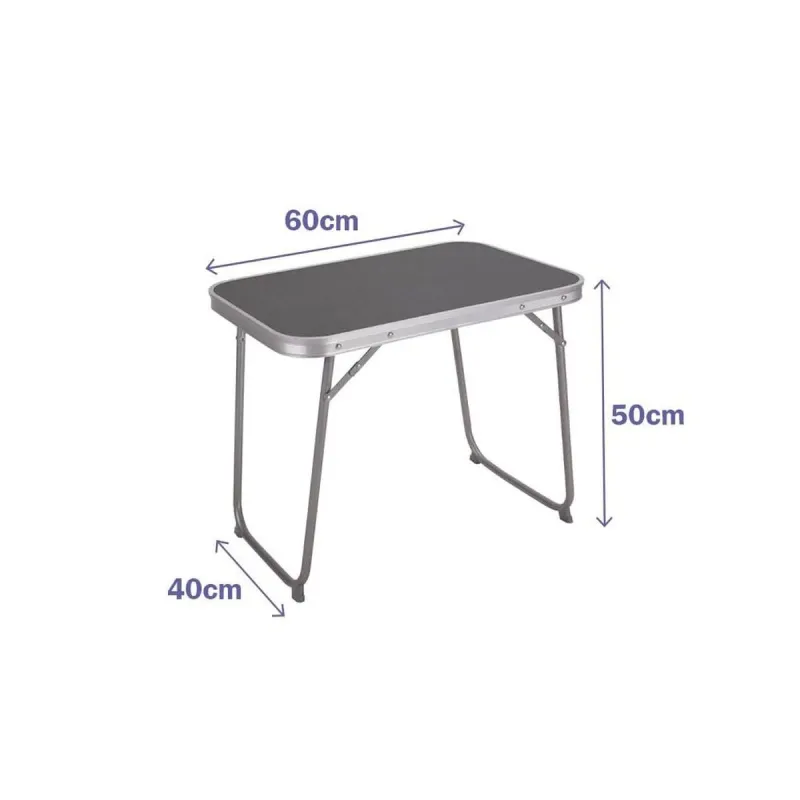 Folding Table Marbueno Grey 60 x 40 x 50 cm