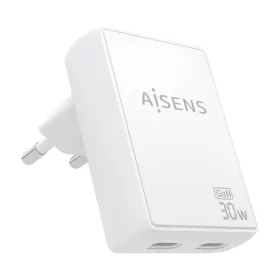 Wall Charger Aisens ASCH-30W2P075-W White 30 W