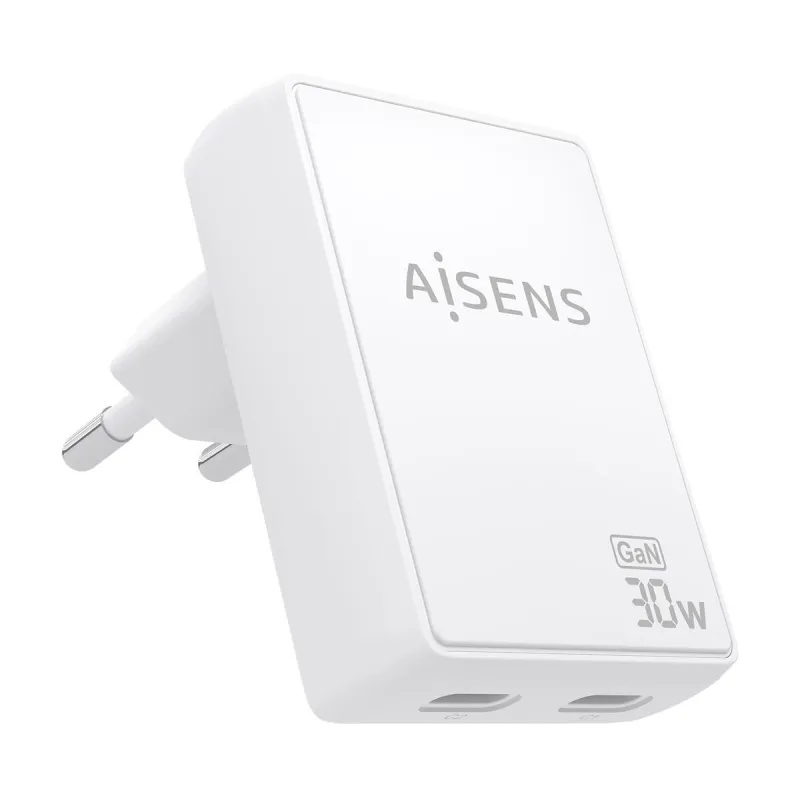 Сетевое зарядное устройство Aisens ASCH-30W2P075-W Белый 30 W