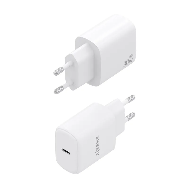 Sieninis įkroviklis Aisens A110-0975 Balta 30 W