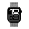 Crong Milano Steel - Stainless Steel Strap for Apple Watch 44/45/46/49 mm (Silver)